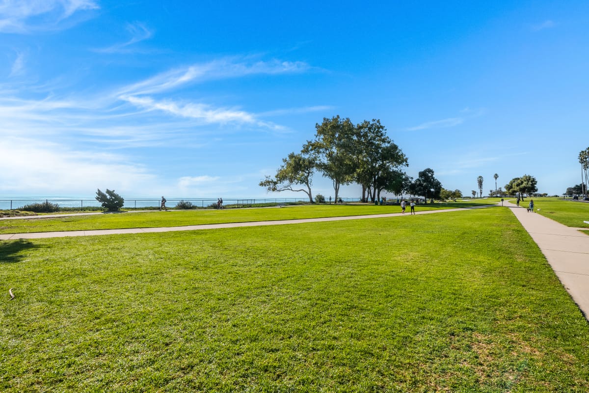 The Santa Barbara coastline near the project