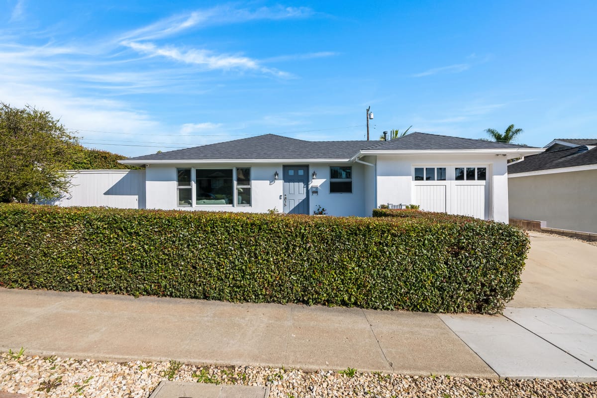 A completed Horst Construction home in Santa Barbara